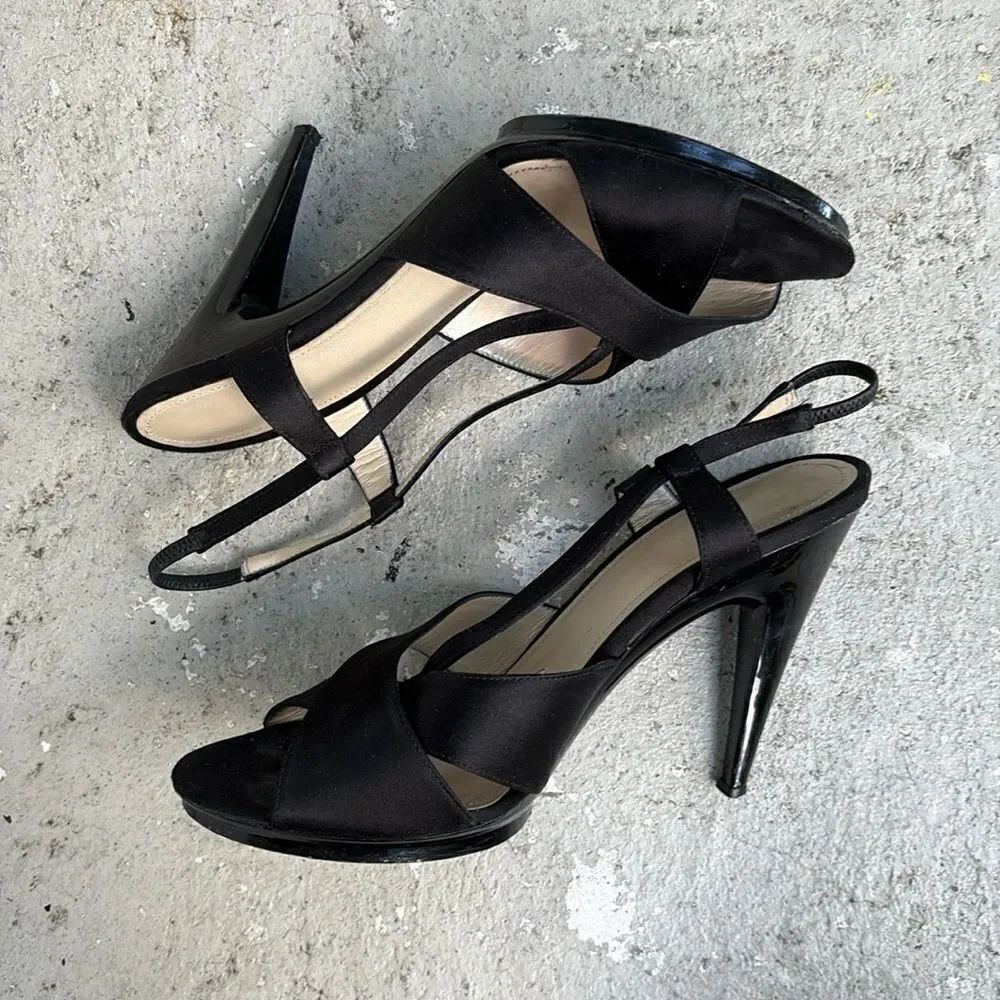 Jill Sander satin heels